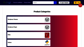 What Rdigi.store website looked like in 2021 (3 years ago)