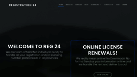 What Reg24.co.za website looked like in 2021 (3 years ago)