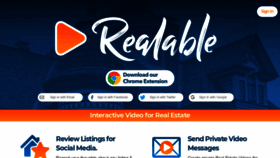 What Realable.com website looked like in 2021 (3 years ago)