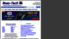What Ross-tech.com website looked like in 2021 (3 years ago)