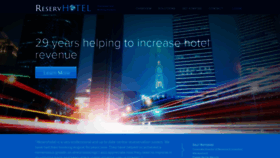 What Reservhotel.com website looked like in 2021 (3 years ago)