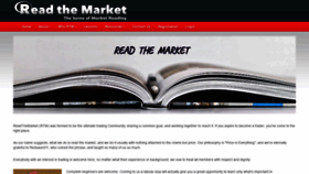 What Readthemarket.com website looked like in 2021 (3 years ago)