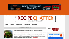 What Recipechatter.com website looked like in 2021 (3 years ago)