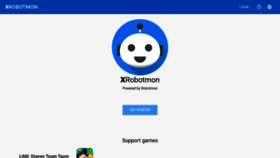 What Robotmon.app website looked like in 2021 (3 years ago)
