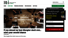 What Riskhedge.com website looked like in 2021 (4 years ago)