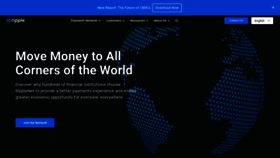 What Ripple.com website looked like in 2021 (3 years ago)