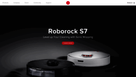 What Roborock.com website looked like in 2021 (3 years ago)