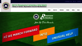 What Rccgdominionnj.org website looked like in 2021 (3 years ago)