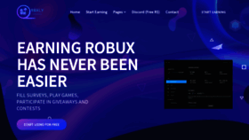 What Rbxly.com website looked like in 2021 (3 years ago)