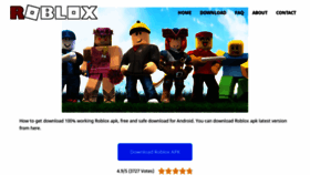 What Robloxapk.download website looked like in 2021 (3 years ago)