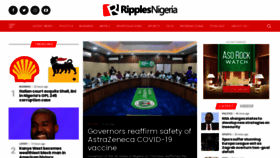 What Ripplesnigeria.com website looked like in 2021 (3 years ago)