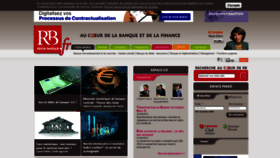 What Revue-banque.fr website looked like in 2021 (3 years ago)