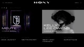 What Roxy.cz website looked like in 2021 (5 years ago)