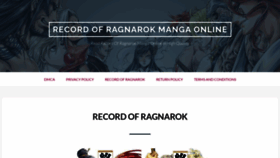 What Read-recordofragnarok.com website looked like in 2021 (3 years ago)