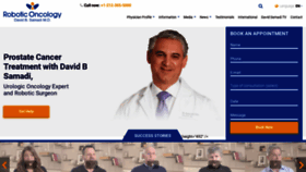 What Roboticoncology.com website looked like in 2021 (3 years ago)