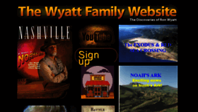 What Ronwyatt.com website looked like in 2021 (3 years ago)