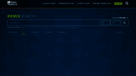 What Remixsear.ch website looked like in 2021 (3 years ago)