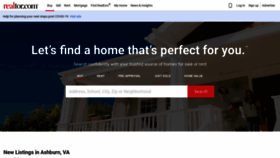 What Realtor.com website looked like in 2021 (3 years ago)