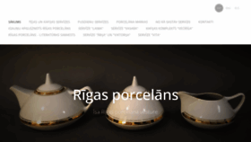 What Rigasporcelans.lv website looked like in 2021 (3 years ago)