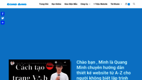 What Richardquang.com website looked like in 2021 (3 years ago)