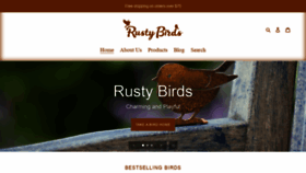 What Rustybirds.com website looked like in 2021 (3 years ago)