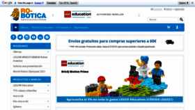 What Ro-botica.com website looked like in 2021 (3 years ago)