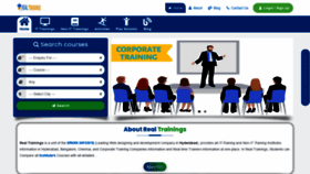 What Realtrainings.com website looked like in 2021 (3 years ago)