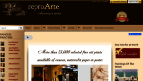 What Reproarte.com website looked like in 2021 (3 years ago)