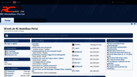 What Rcweb.de website looked like in 2021 (4 years ago)