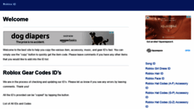 What Robloxid.com website looked like in 2021 (3 years ago)
