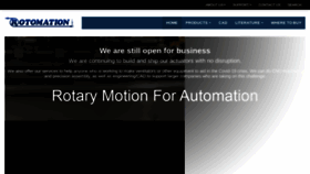 What Rotomation.com website looked like in 2021 (3 years ago)
