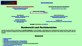 What Rechtliches.de website looked like in 2021 (4 years ago)