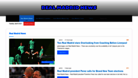 What Realmadridnews1.com website looked like in 2021 (3 years ago)