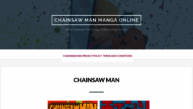 What Read-chainsaw-man.com website looked like in 2021 (3 years ago)