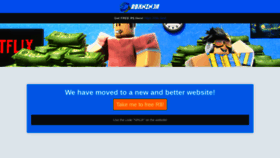 What Rbxninja.com website looked like in 2021 (3 years ago)