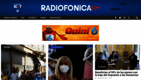 What Radiofonica.com website looked like in 2021 (3 years ago)