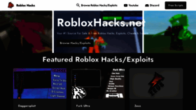What Rblxexploits.com website looked like in 2021 (3 years ago)