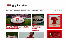 What Rugbyshirtwatch.com website looked like in 2021 (3 years ago)