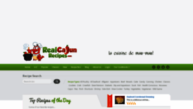 What Realcajunrecipes.com website looked like in 2021 (3 years ago)