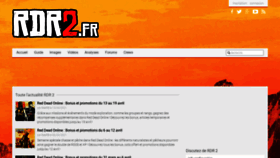 What Rdr2.fr website looked like in 2021 (3 years ago)