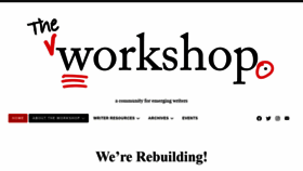What Readtheworkshop.com website looked like in 2021 (3 years ago)