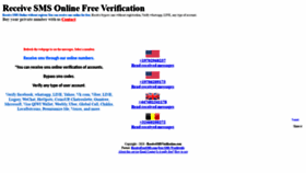 What Receivesmsverification.com website looked like in 2021 (3 years ago)