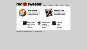 What Red-sweater.com website looked like in 2021 (3 years ago)