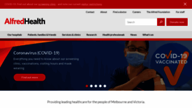 What Redcap.alfredhealth.org.au website looked like in 2021 (3 years ago)