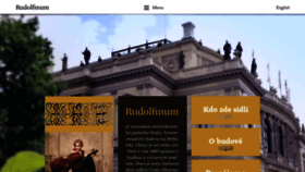 What Rudolfinum.cz website looked like in 2021 (3 years ago)