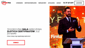 What Rzetelnafirma.pl website looked like in 2021 (3 years ago)