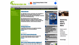 What Referendar.de website looked like in 2021 (3 years ago)