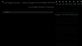 What Rugbystream.me website looked like in 2021 (4 years ago)