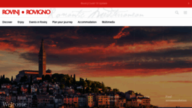 What Rovinj-tourism.com website looked like in 2021 (3 years ago)