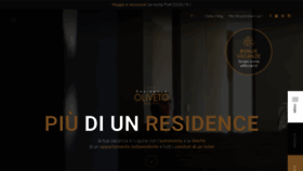 What Residenceoliveto.it website looked like in 2021 (3 years ago)